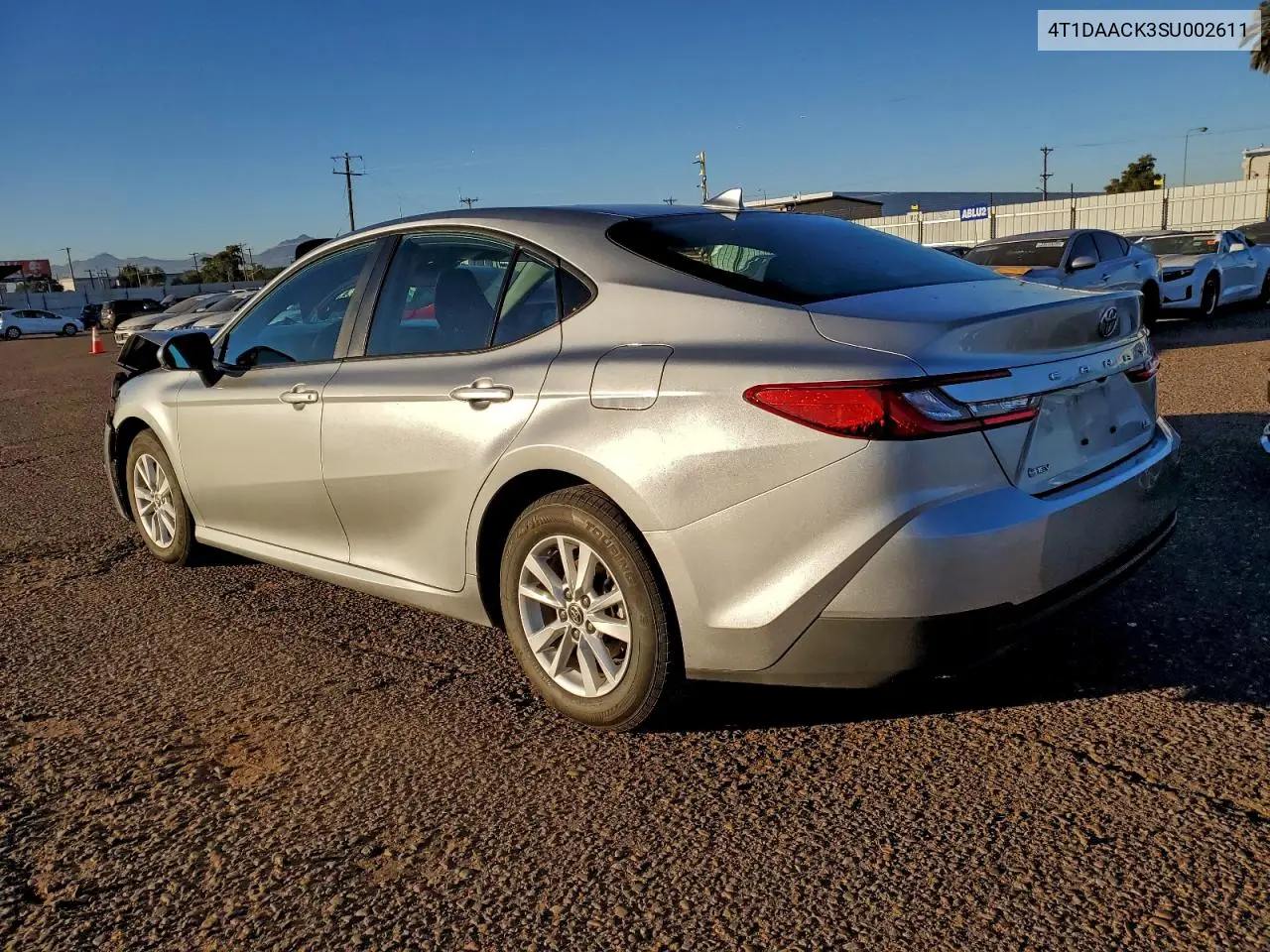 4T1DAACK3SU002611 2025 Toyota Camry Xse
