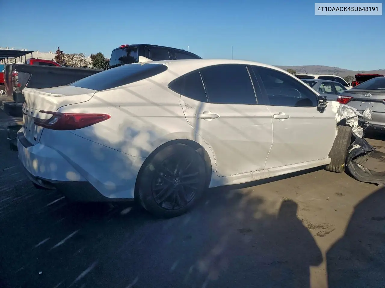 4T1DAACK4SU648191 2025 Toyota Camry Xse