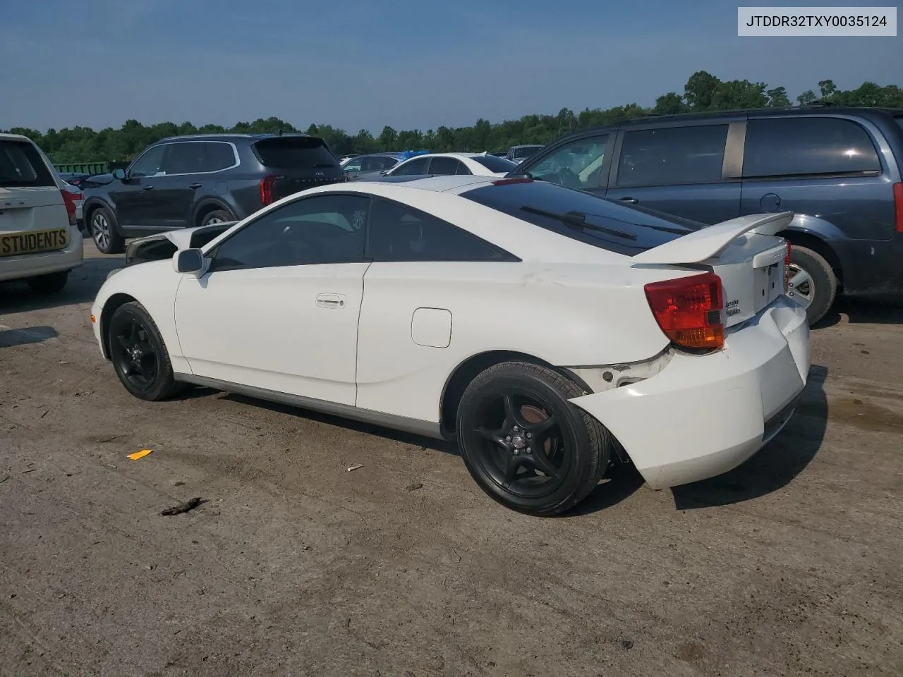 2000 Toyota Celica Gt VIN: JTDDR32TXY0035124 Lot: 59163764