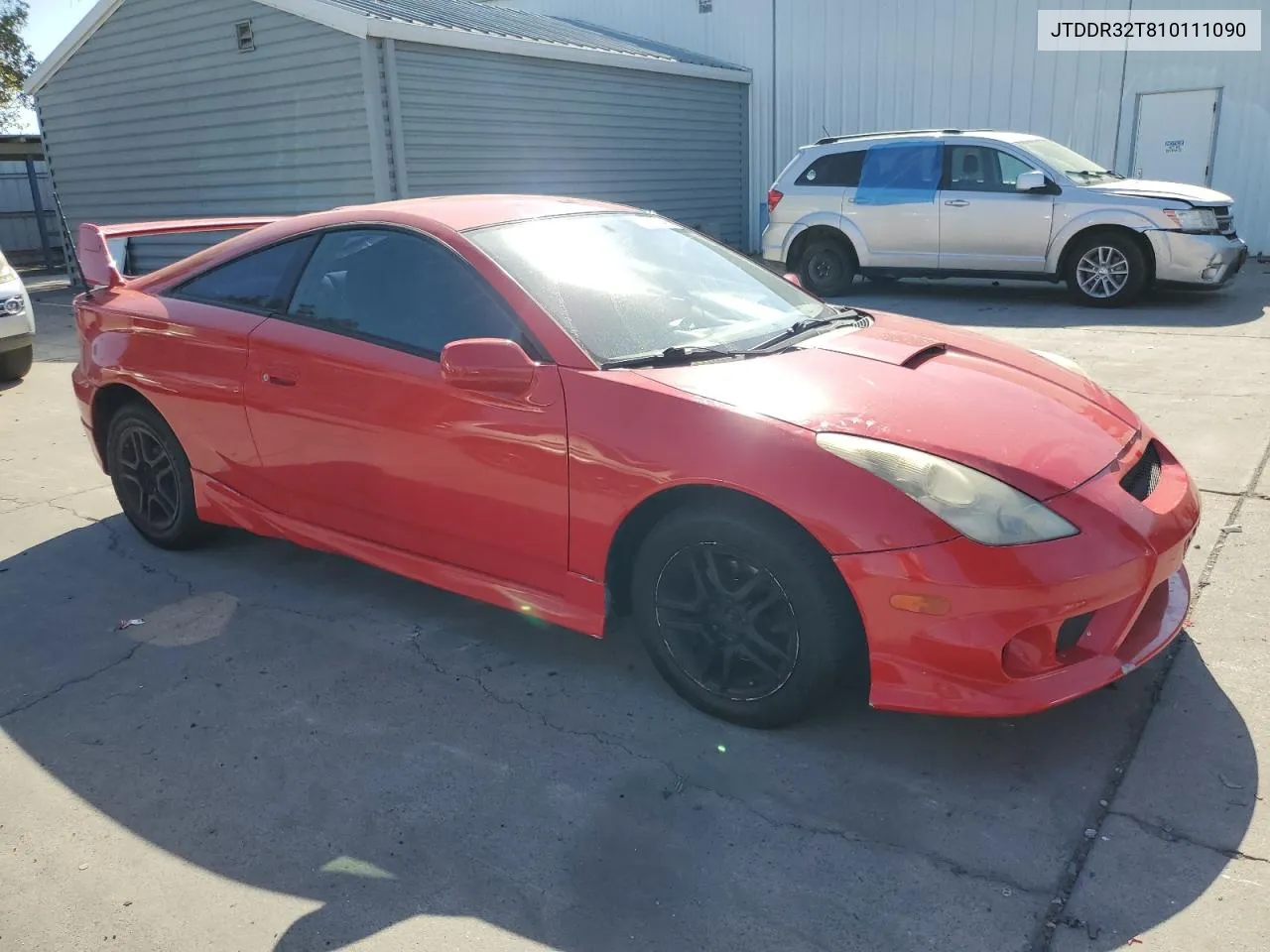 2001 Toyota Celica Gt VIN: JTDDR32T810111090 Lot: 69763344