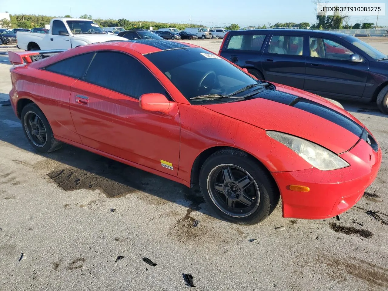 2001 Toyota Celica Gt VIN: JTDDR32T910085275 Lot: 69875644