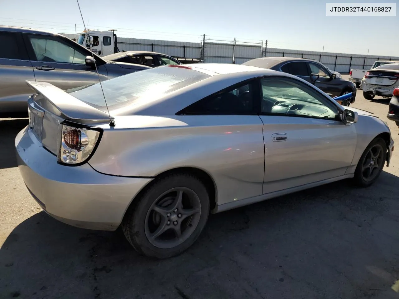 2004 Toyota Celica Gt VIN: JTDDR32T440168827 Lot: 67885284