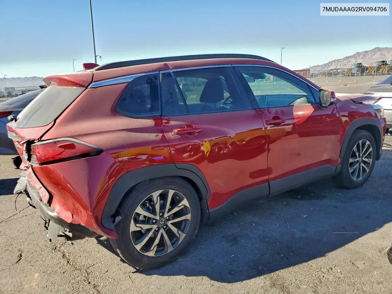 7MUDAAAG2RV094706 2024 Toyota Corolla Cross Xle