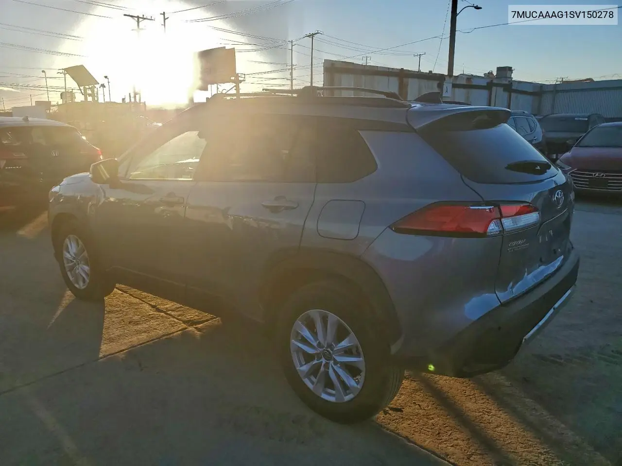 7MUCAAAG1SV150278 2025 Toyota Corolla Cross Le
