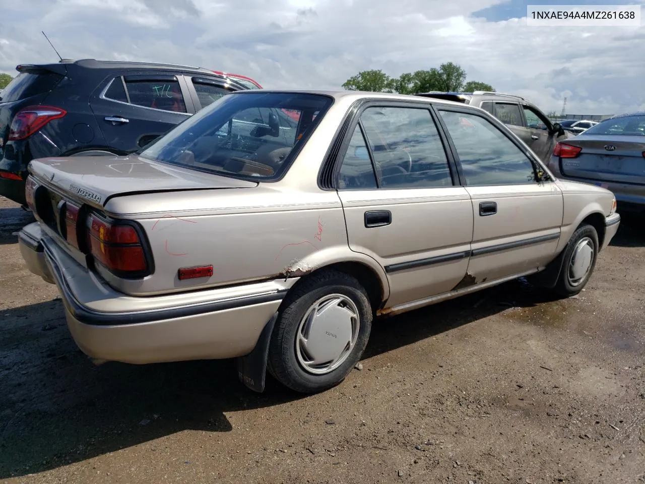 1991 Toyota Corolla Dlx VIN: 1NXAE94A4MZ261638 Lot: 53659314