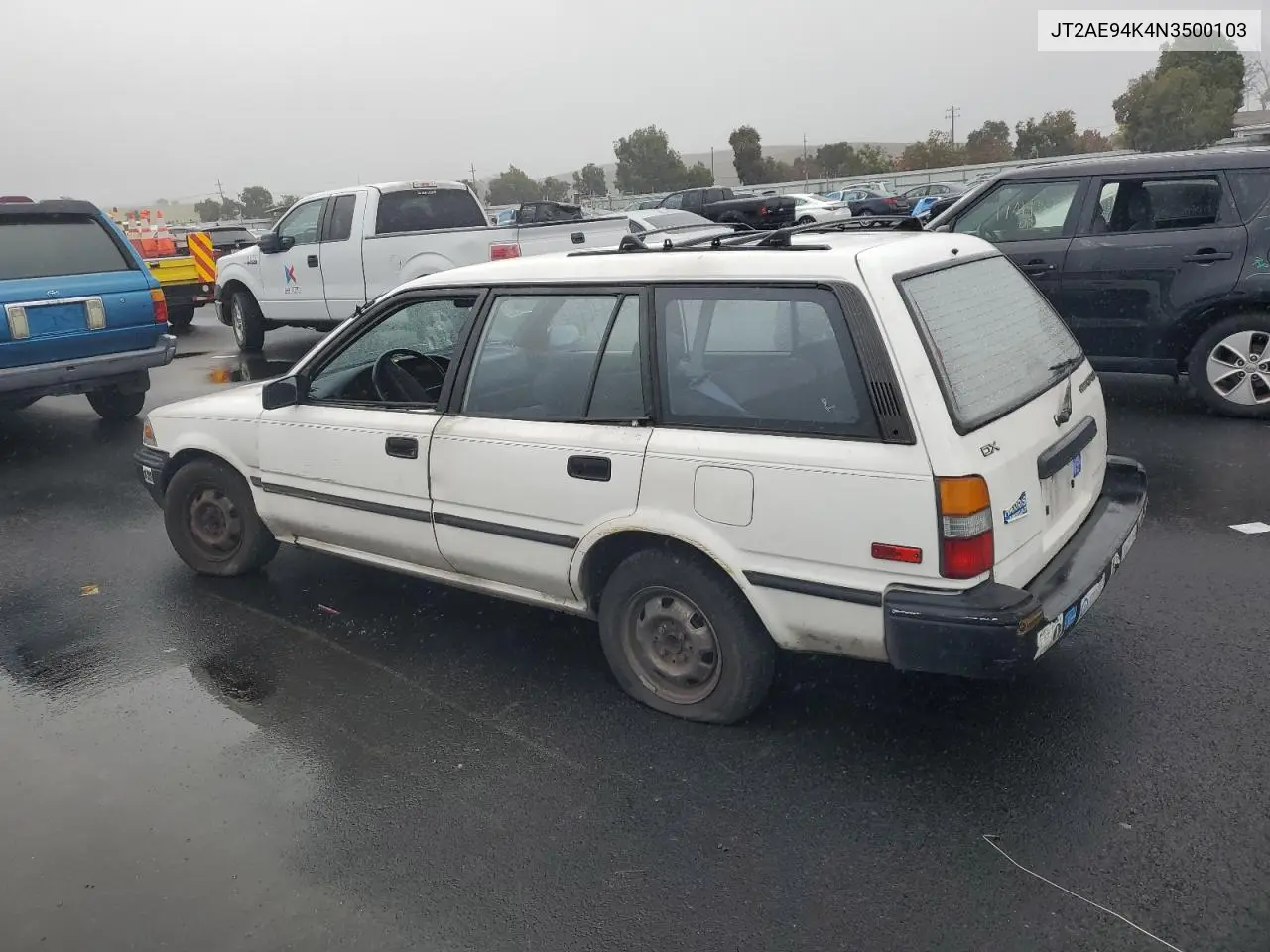 JT2AE94K4N3500103 1992 Toyota Corolla Dlx