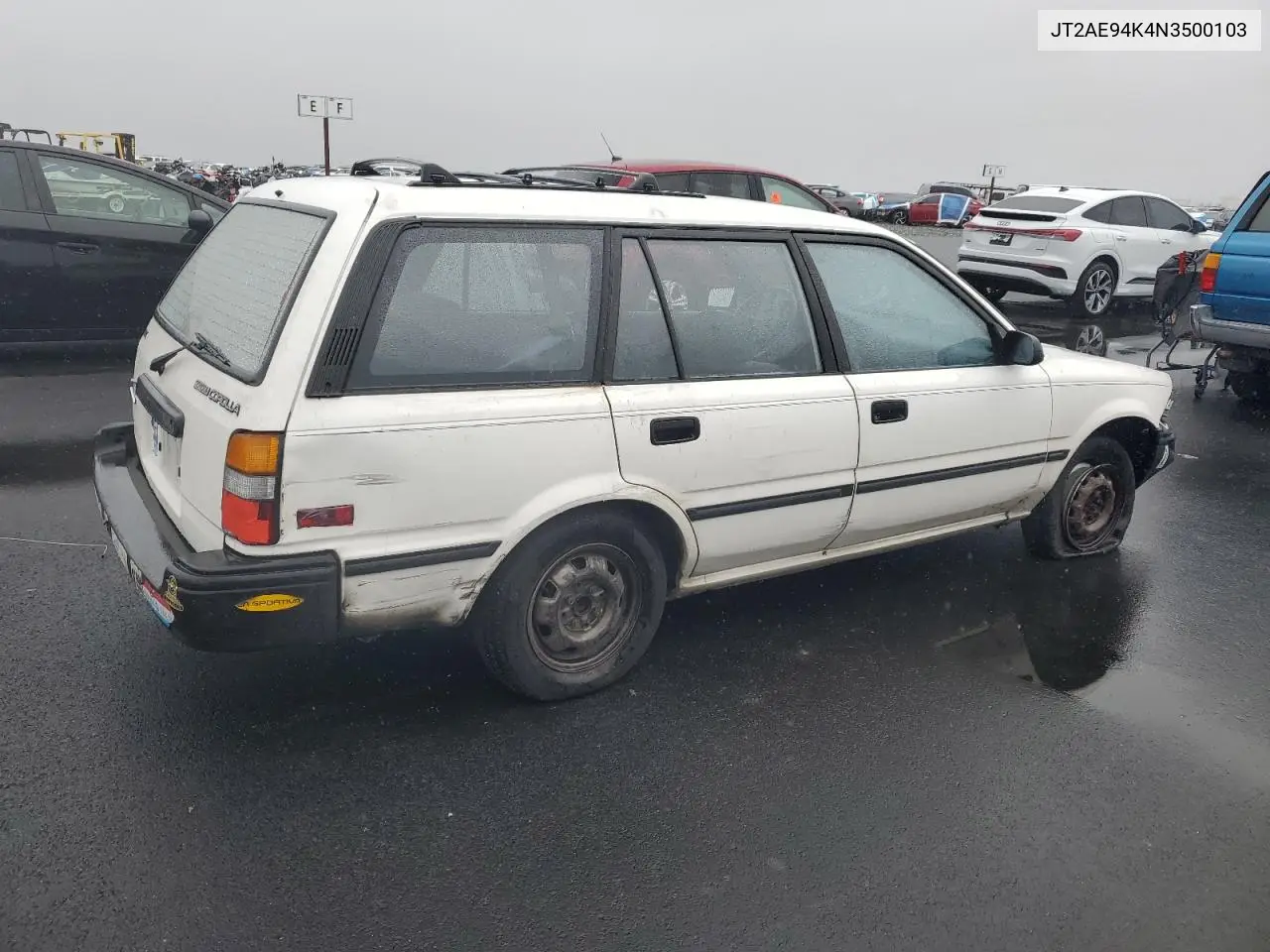 JT2AE94K4N3500103 1992 Toyota Corolla Dlx