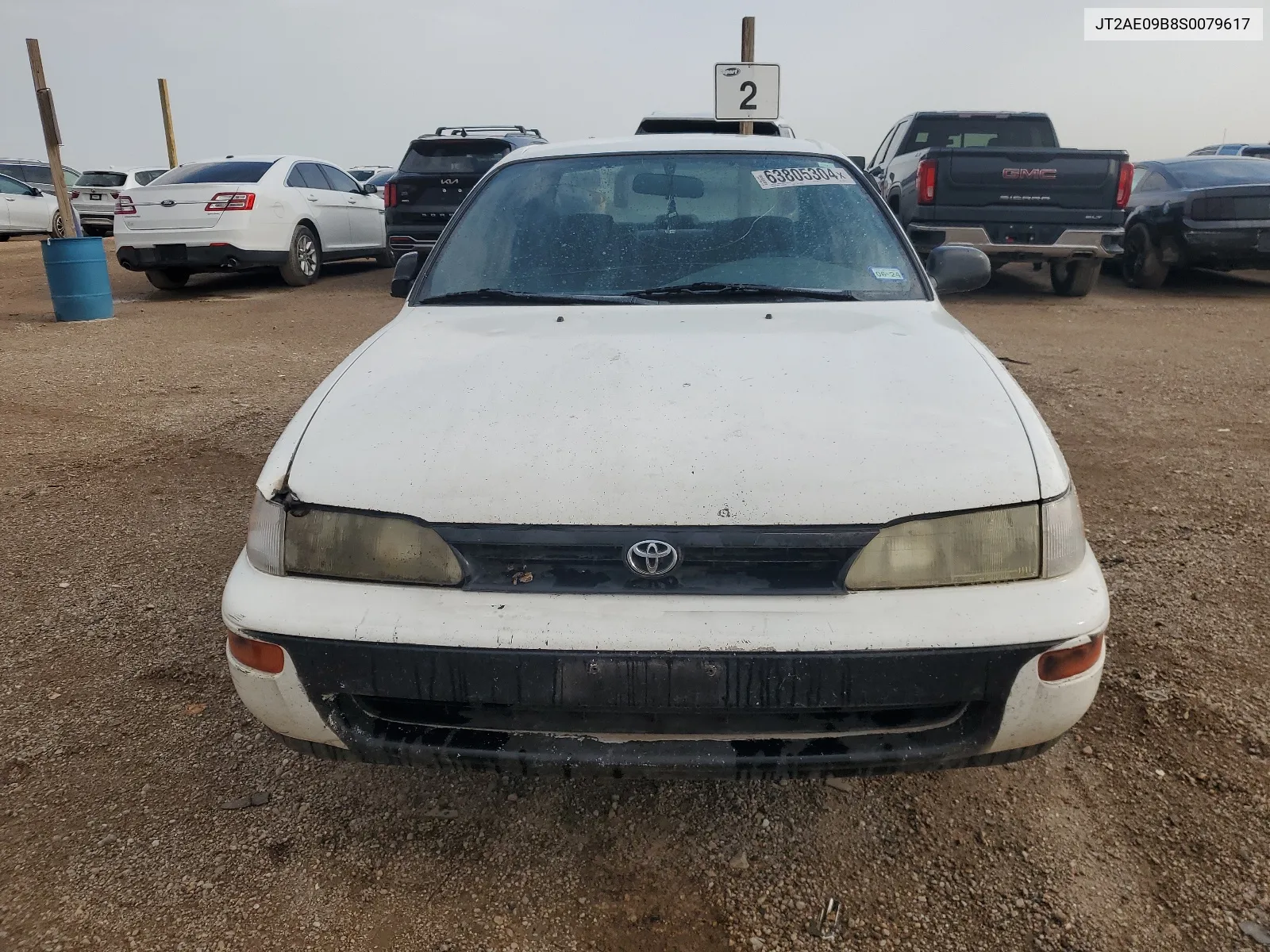 1995 Toyota Corolla Le VIN: JT2AE09B8S0079617 Lot: 63805304