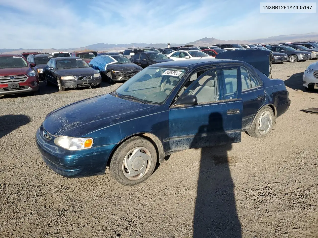 1NXBR12E1YZ405197 2000 Toyota Corolla Ve