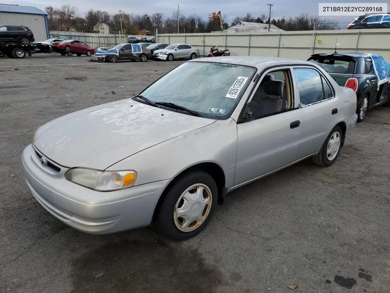 2T1BR12E2YC289168 2000 Toyota Corolla Ve