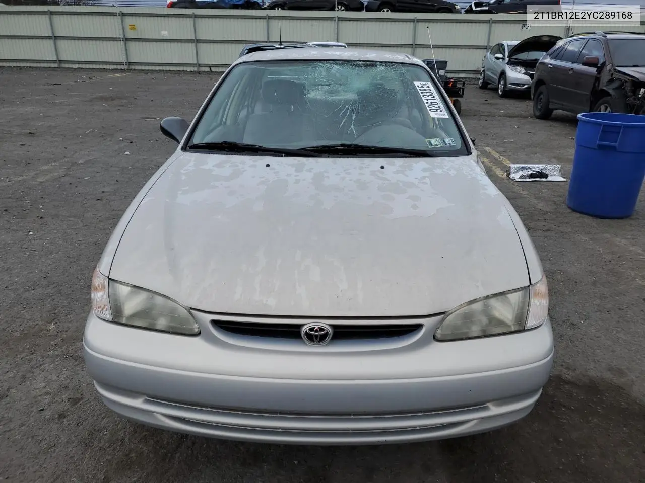 2T1BR12E2YC289168 2000 Toyota Corolla Ve