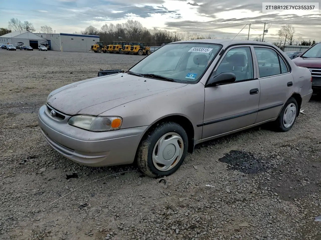 2T1BR12E7YC355357 2000 Toyota Corolla Ve
