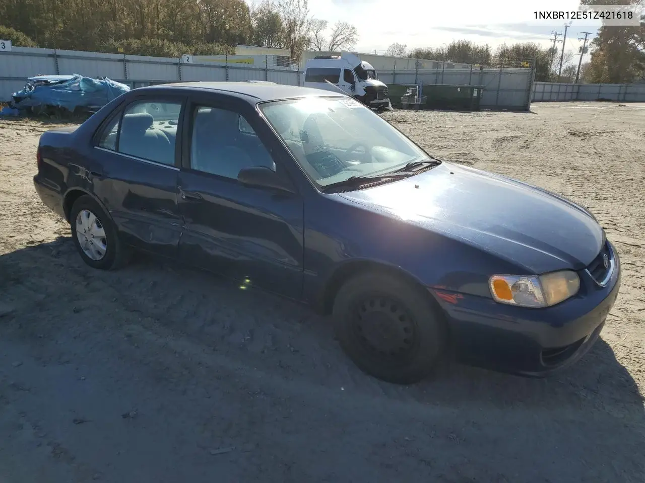1NXBR12E51Z421618 2001 Toyota Corolla Ce