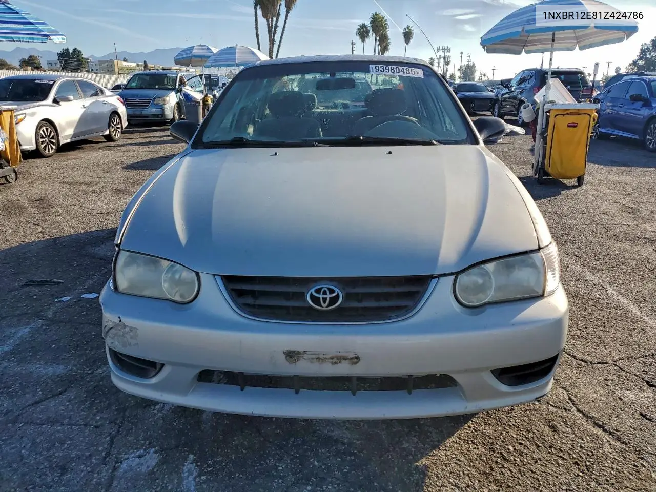 1NXBR12E81Z424786 2001 Toyota Corolla Ce