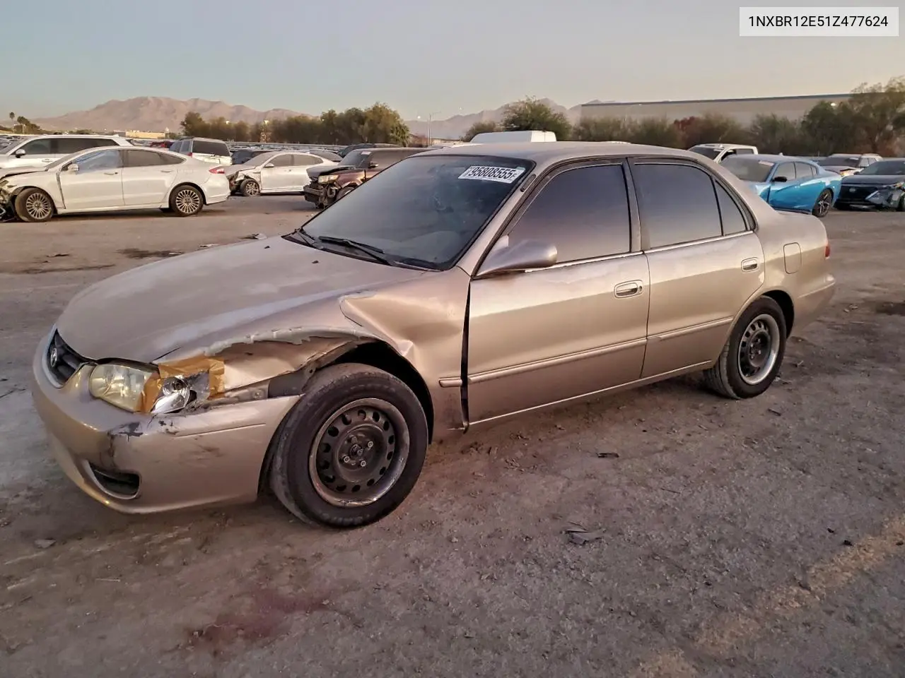 1NXBR12E51Z477624 2001 Toyota Corolla Ce