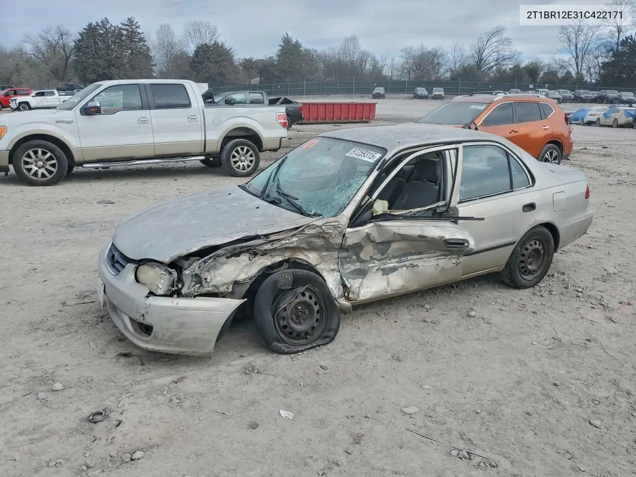 2T1BR12E31C422171 2001 Toyota Corolla Ce