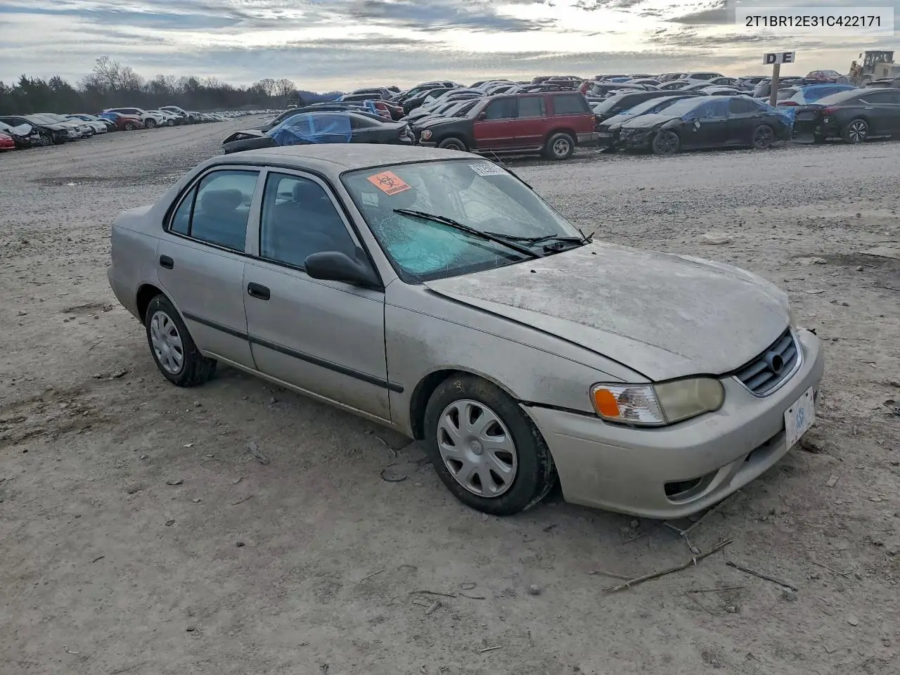 2T1BR12E31C422171 2001 Toyota Corolla Ce