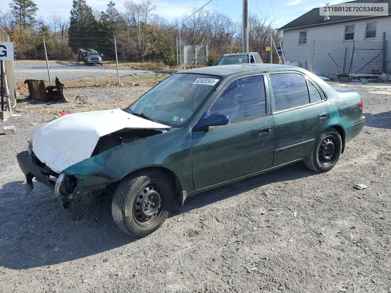 2T1BR12E72C534585 2002 Toyota Corolla Ce