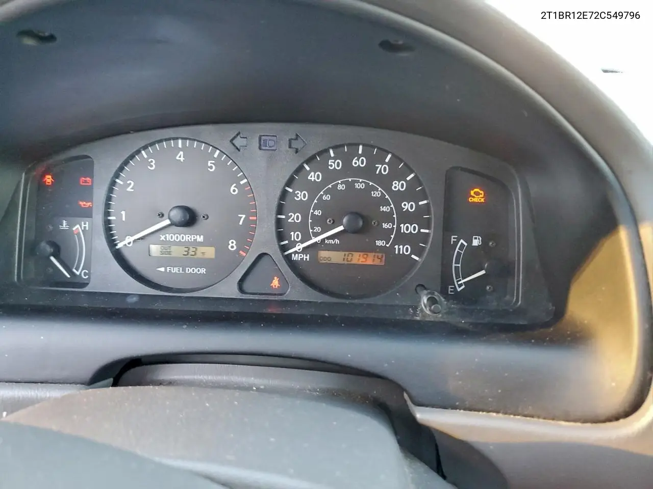 2T1BR12E72C549796 2002 Toyota Corolla Ce