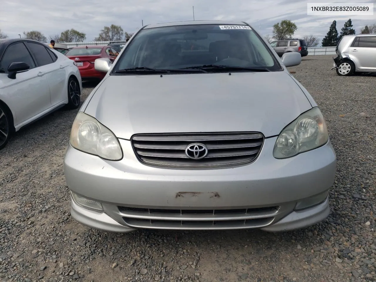 1NXBR32E83Z005089 2003 Toyota Corolla Ce