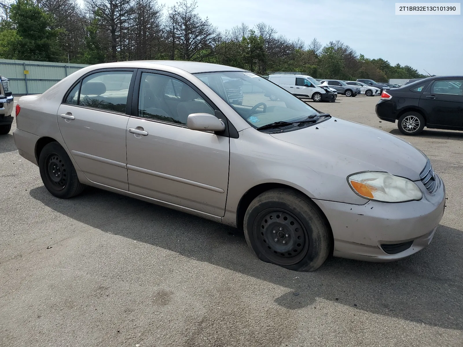 2003 Toyota Corolla Ce VIN: 2T1BR32E13C101390 Lot: 60686014