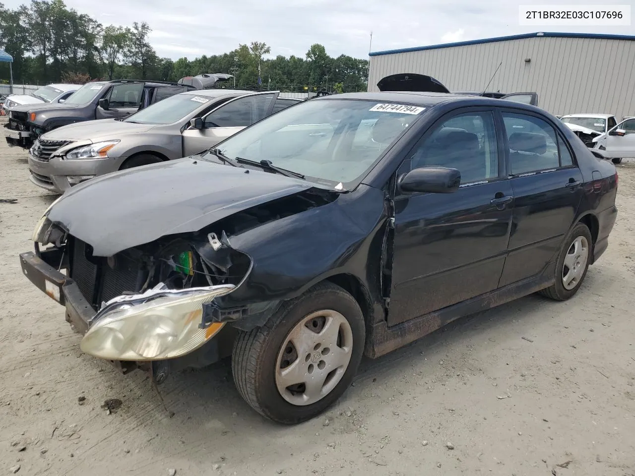 2003 Toyota Corolla Ce VIN: 2T1BR32E03C107696 Lot: 64744794