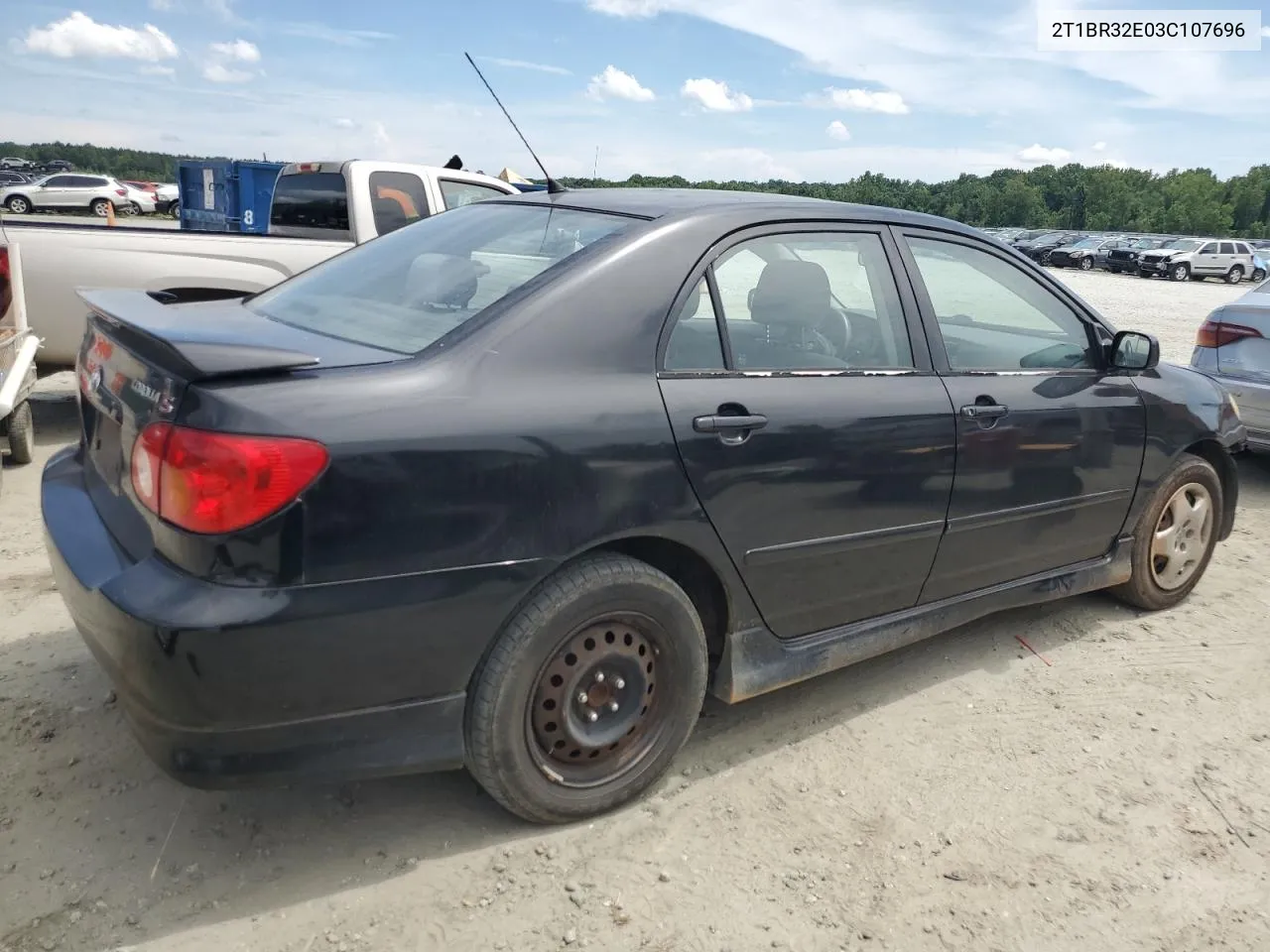 2003 Toyota Corolla Ce VIN: 2T1BR32E03C107696 Lot: 64744794