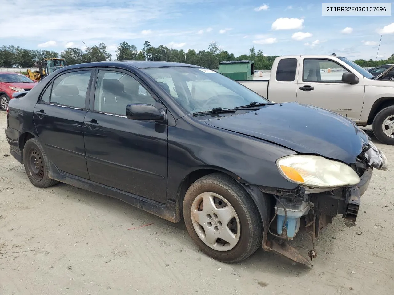 2003 Toyota Corolla Ce VIN: 2T1BR32E03C107696 Lot: 64744794