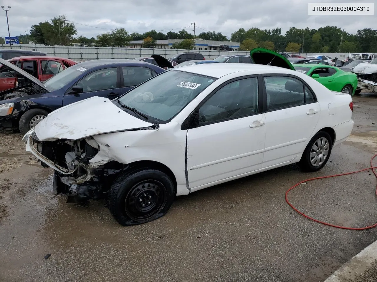 2003 Toyota Corolla Ce VIN: JTDBR32E030004319 Lot: 66009194