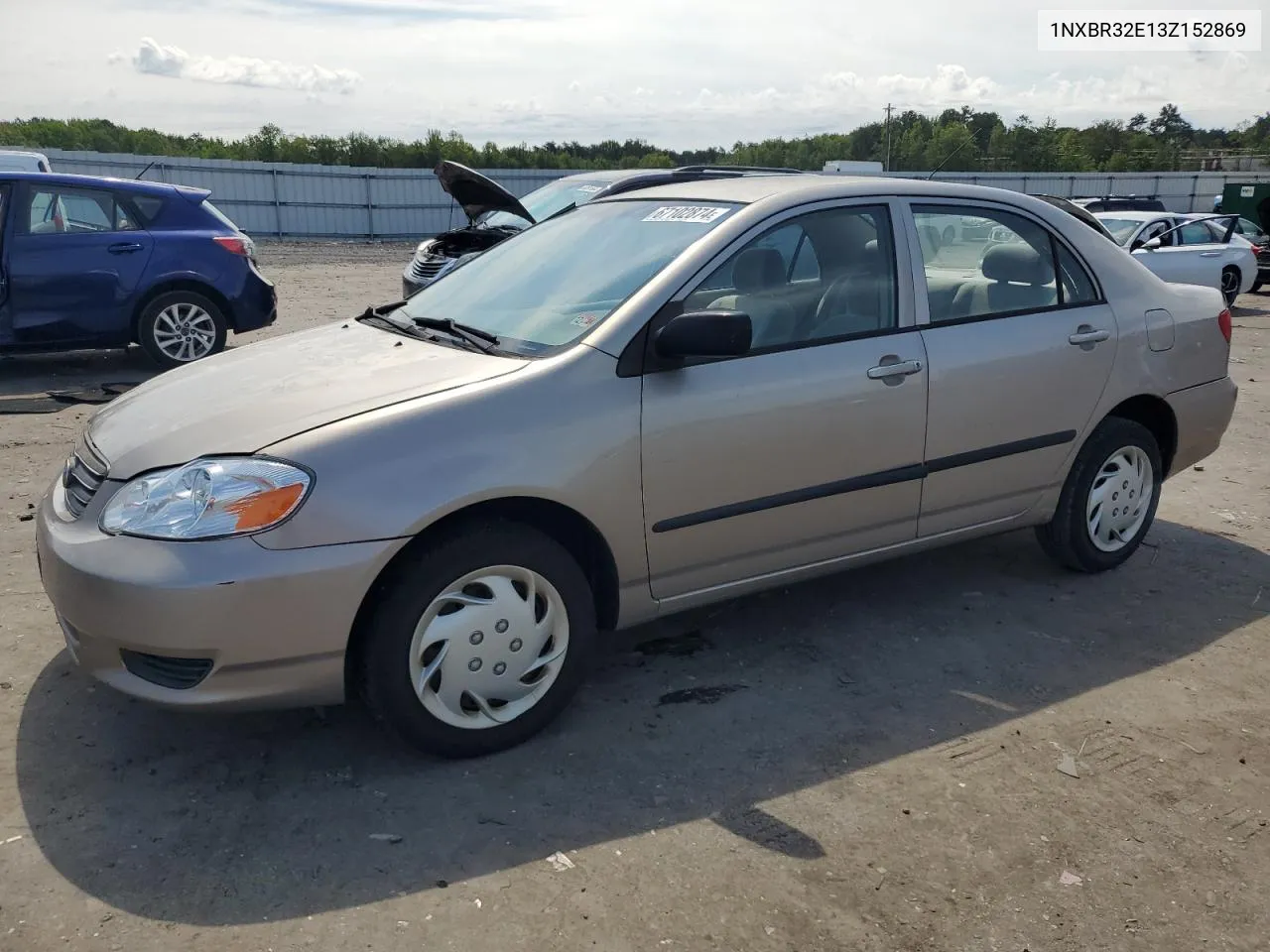 2003 Toyota Corolla Ce VIN: 1NXBR32E13Z152869 Lot: 67102874