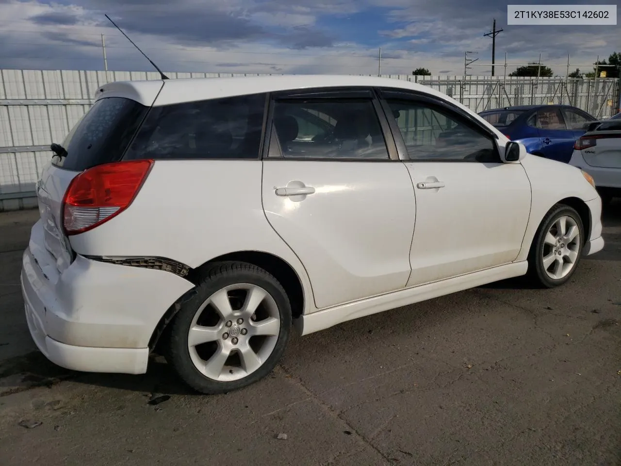 2003 Toyota Corolla Matrix Xrs VIN: 2T1KY38E53C142602 Lot: 68059824