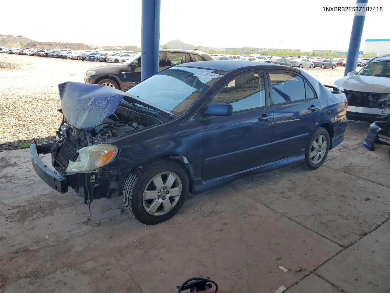 2003 Toyota Corolla Ce VIN: 1NXBR32E53Z187415 Lot: 68939104