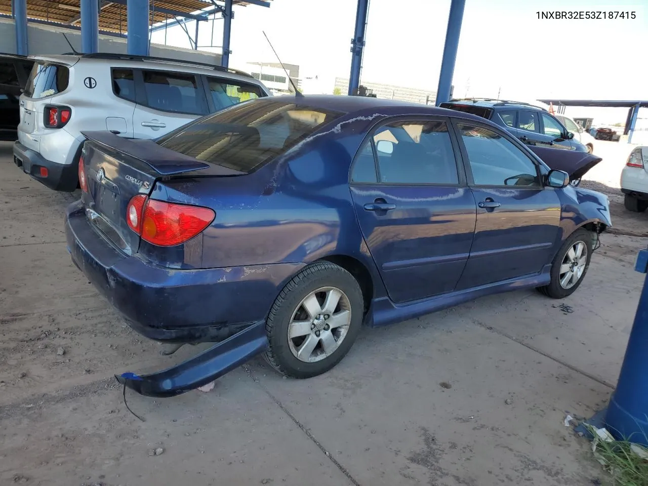 2003 Toyota Corolla Ce VIN: 1NXBR32E53Z187415 Lot: 68939104