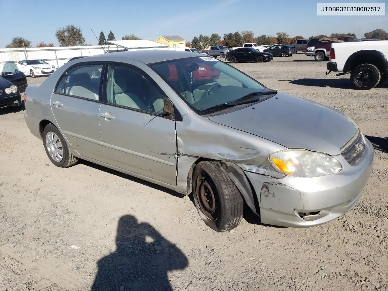 JTDBR32E830007517 2003 Toyota Corolla Ce