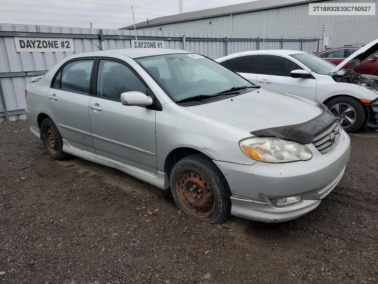 2T1BR32E33C750527 2003 Toyota Corolla Ce