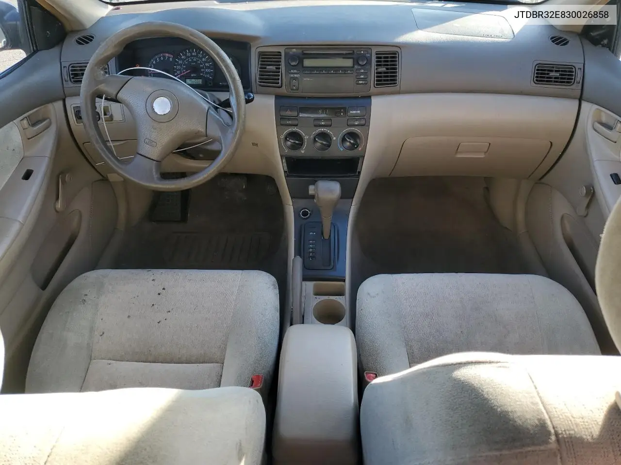 JTDBR32E830026858 2003 Toyota Corolla Ce