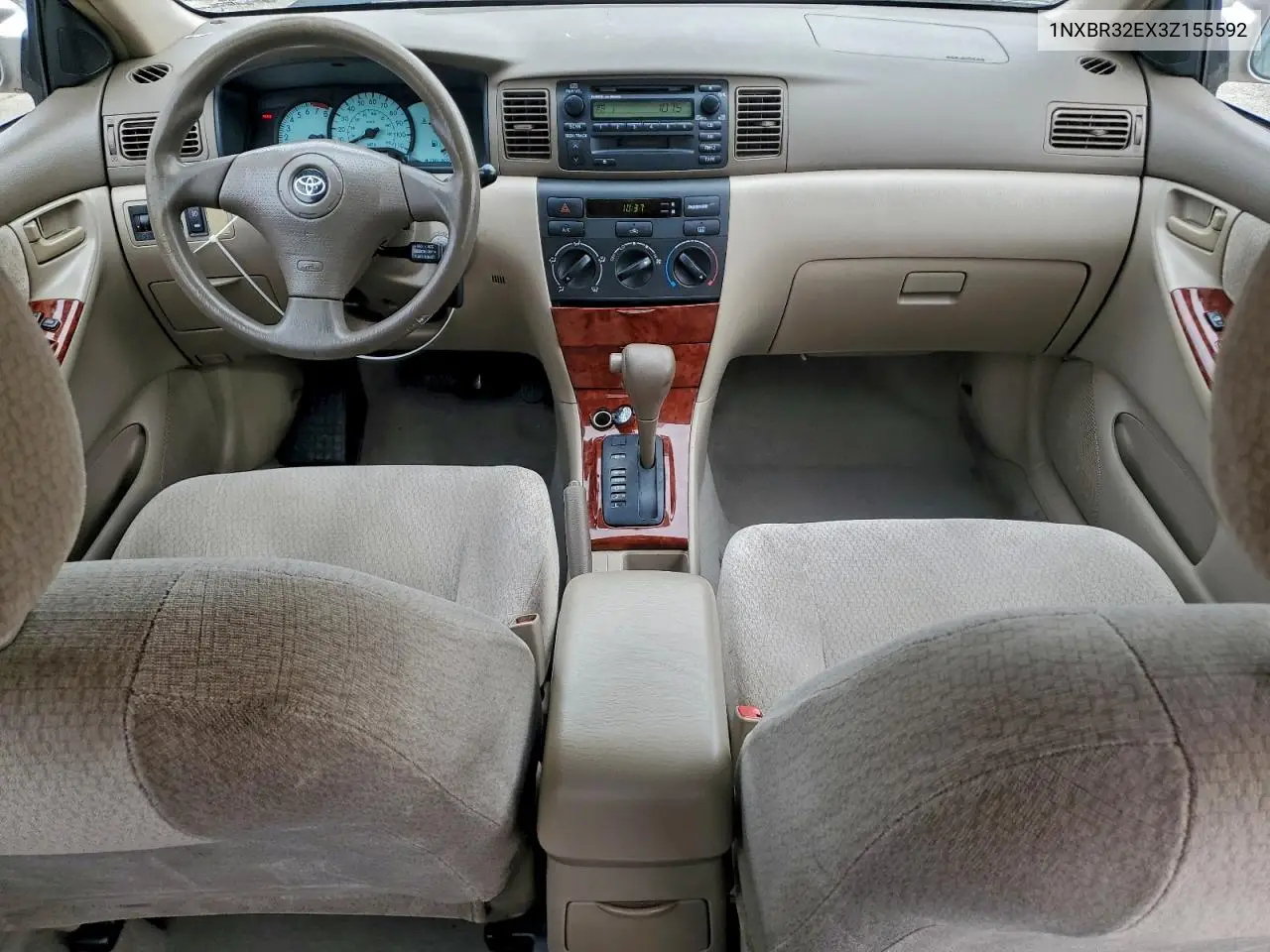 1NXBR32EX3Z155592 2003 Toyota Corolla Ce