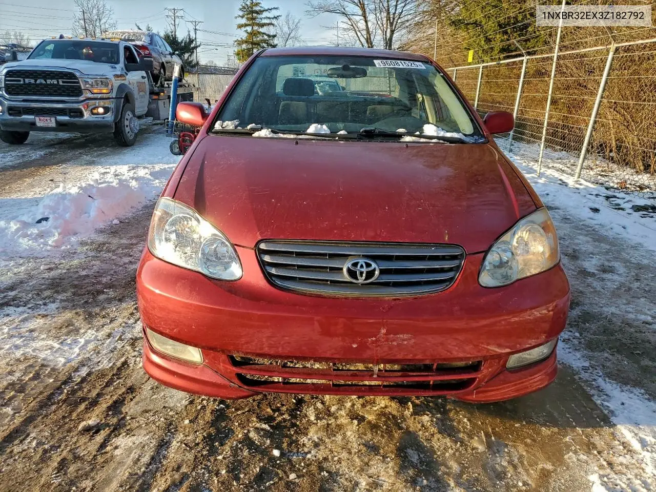 1NXBR32EX3Z182792 2003 Toyota Corolla Ce