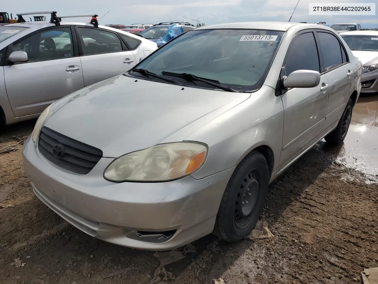 2004 Toyota Corolla Ce VIN: 2T1BR38E44C202965 Lot: 55013713