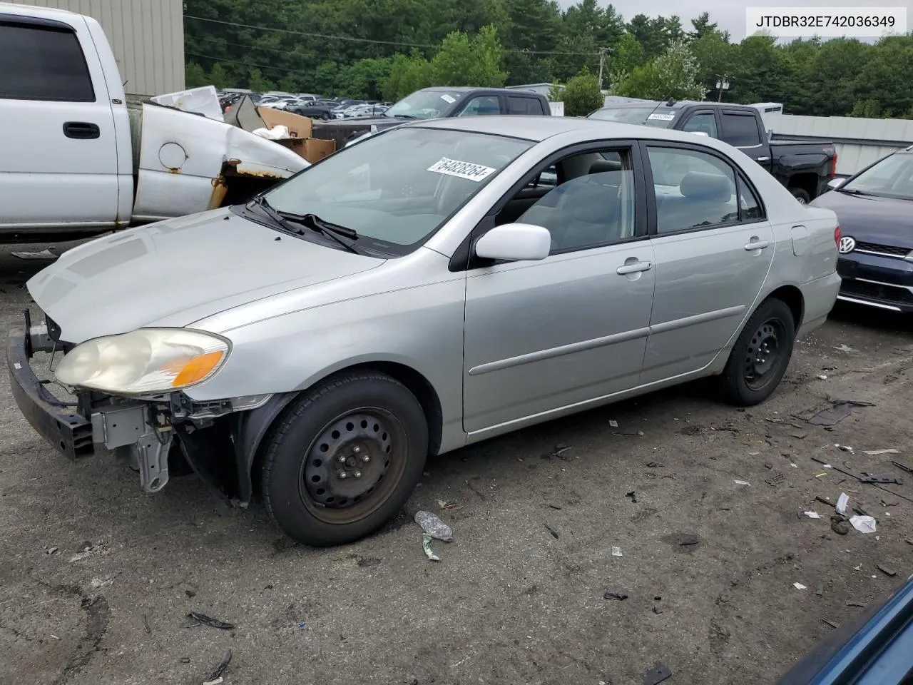 2004 Toyota Corolla Ce VIN: JTDBR32E742036349 Lot: 64828264