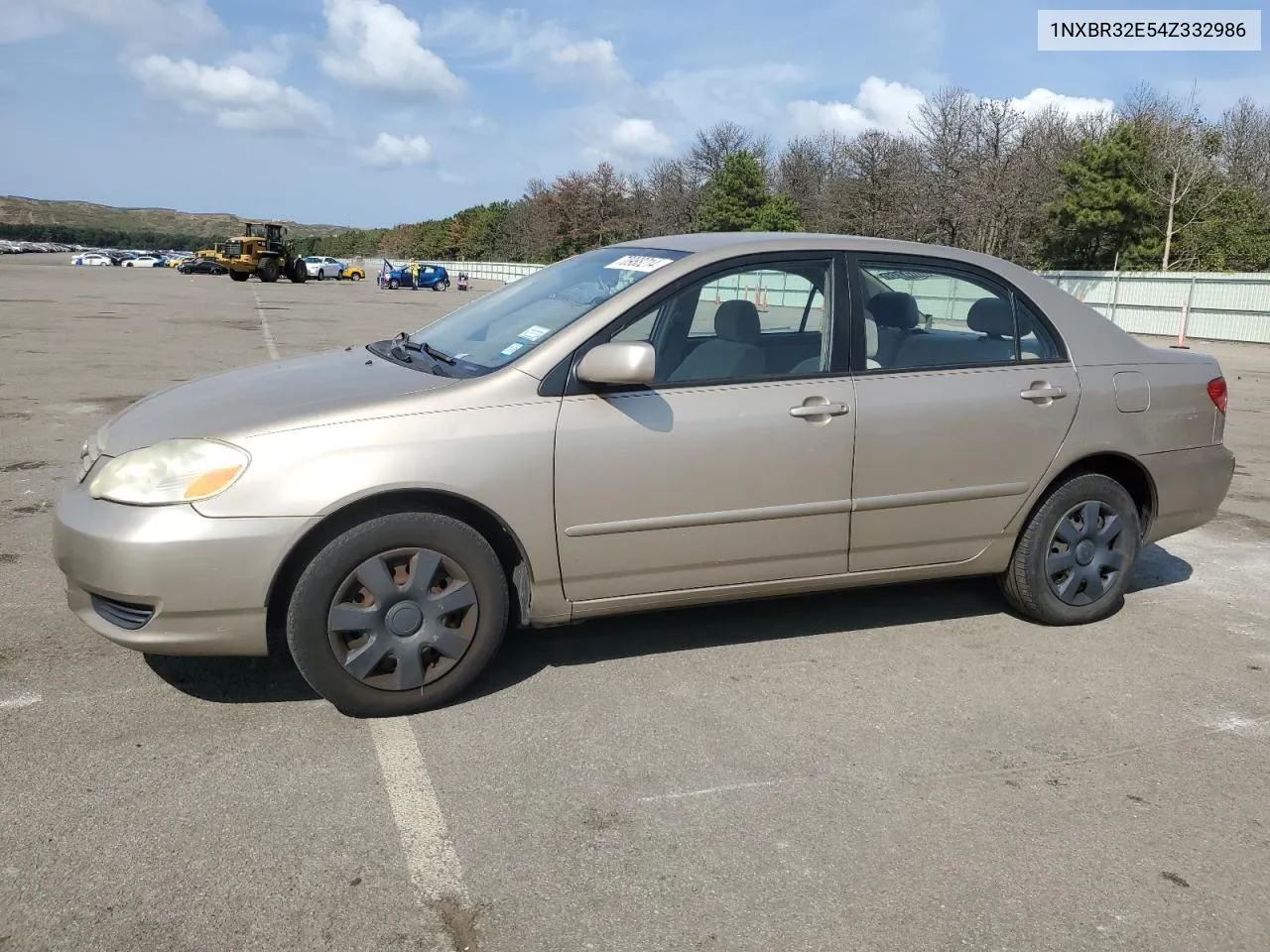 2004 Toyota Corolla Ce VIN: 1NXBR32E54Z332986 Lot: 70988214