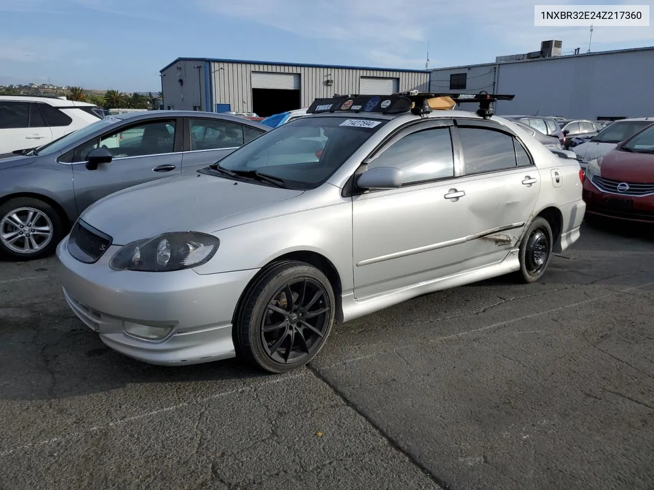 2004 Toyota Corolla Ce VIN: 1NXBR32E24Z217360 Lot: 71427594