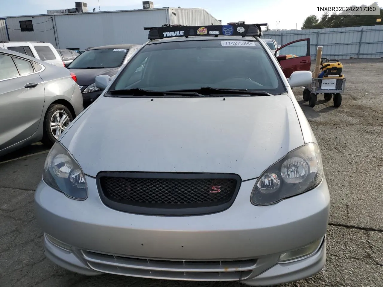 2004 Toyota Corolla Ce VIN: 1NXBR32E24Z217360 Lot: 71427594