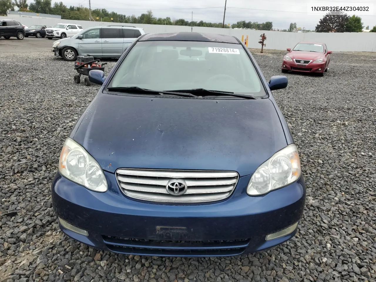 2004 Toyota Corolla Ce VIN: 1NXBR32E44Z304032 Lot: 71928814