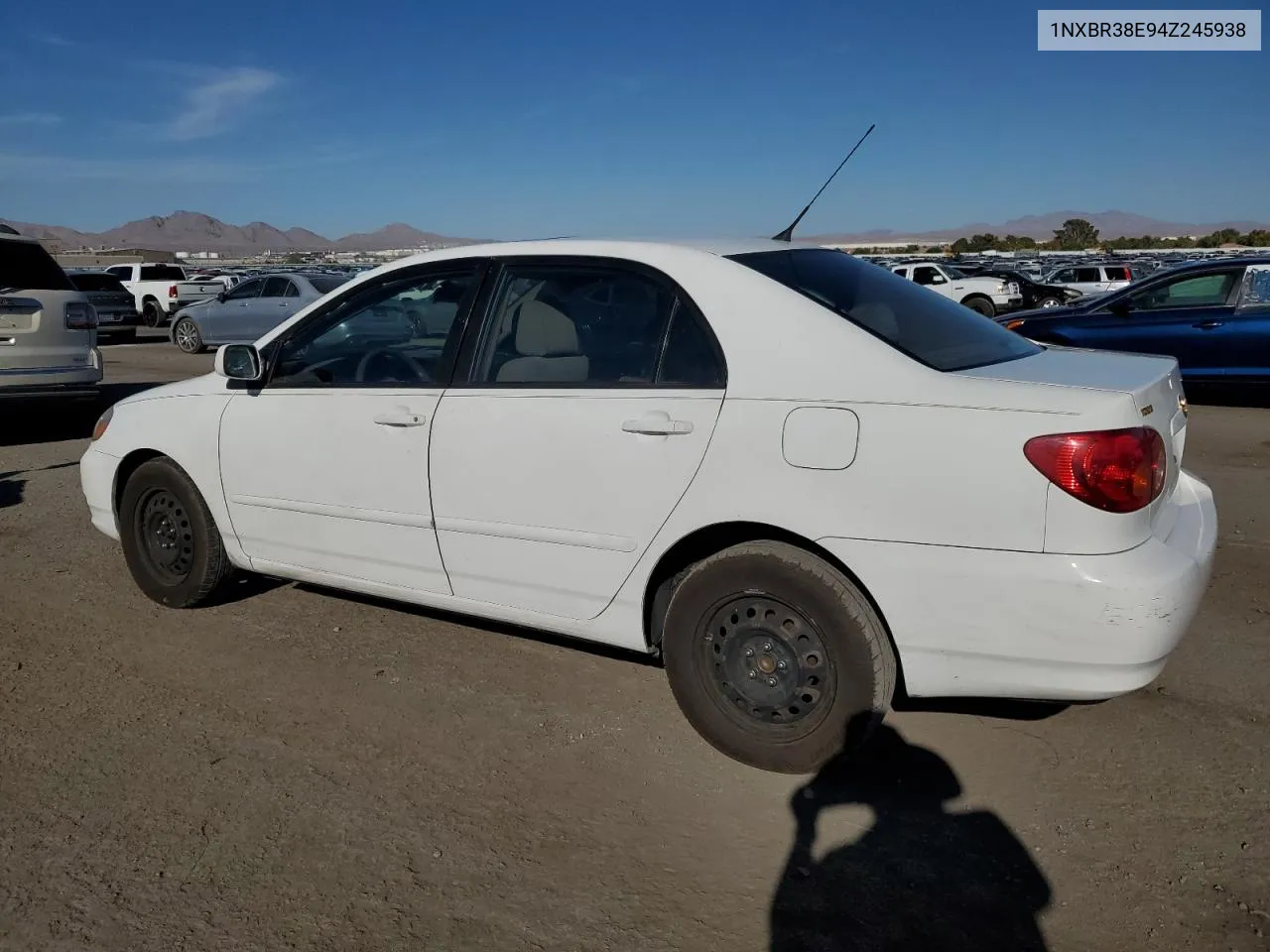 2004 Toyota Corolla Ce VIN: 1NXBR38E94Z245938 Lot: 72150944