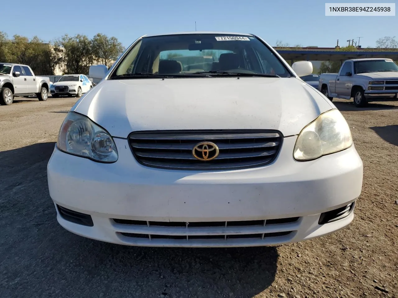 2004 Toyota Corolla Ce VIN: 1NXBR38E94Z245938 Lot: 72150944