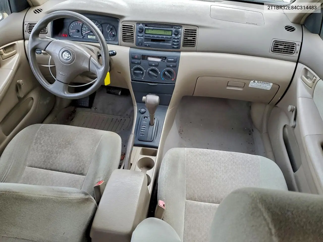 2T1BR32E84C314483 2004 Toyota Corolla Ce