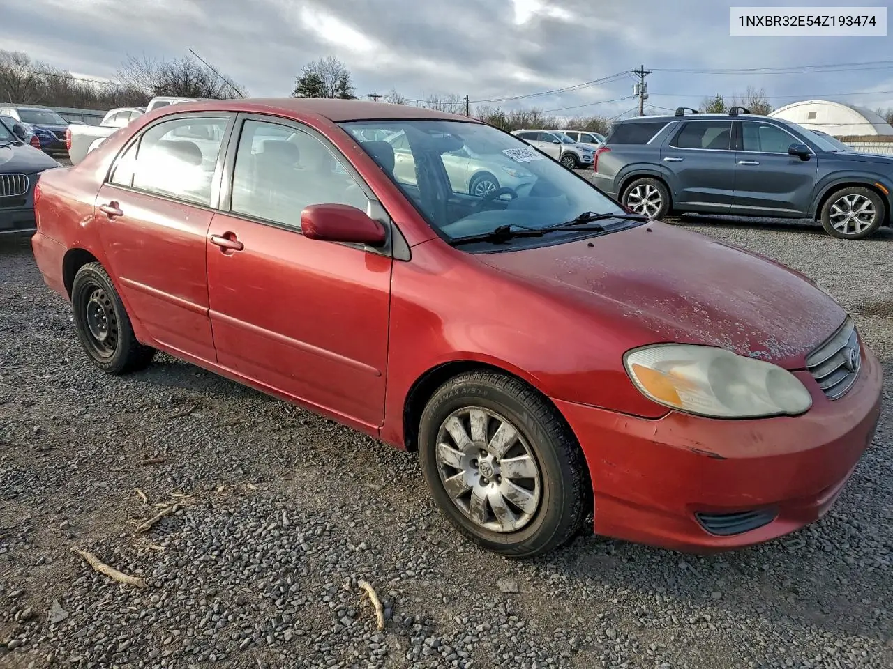 1NXBR32E54Z193474 2004 Toyota Corolla Ce