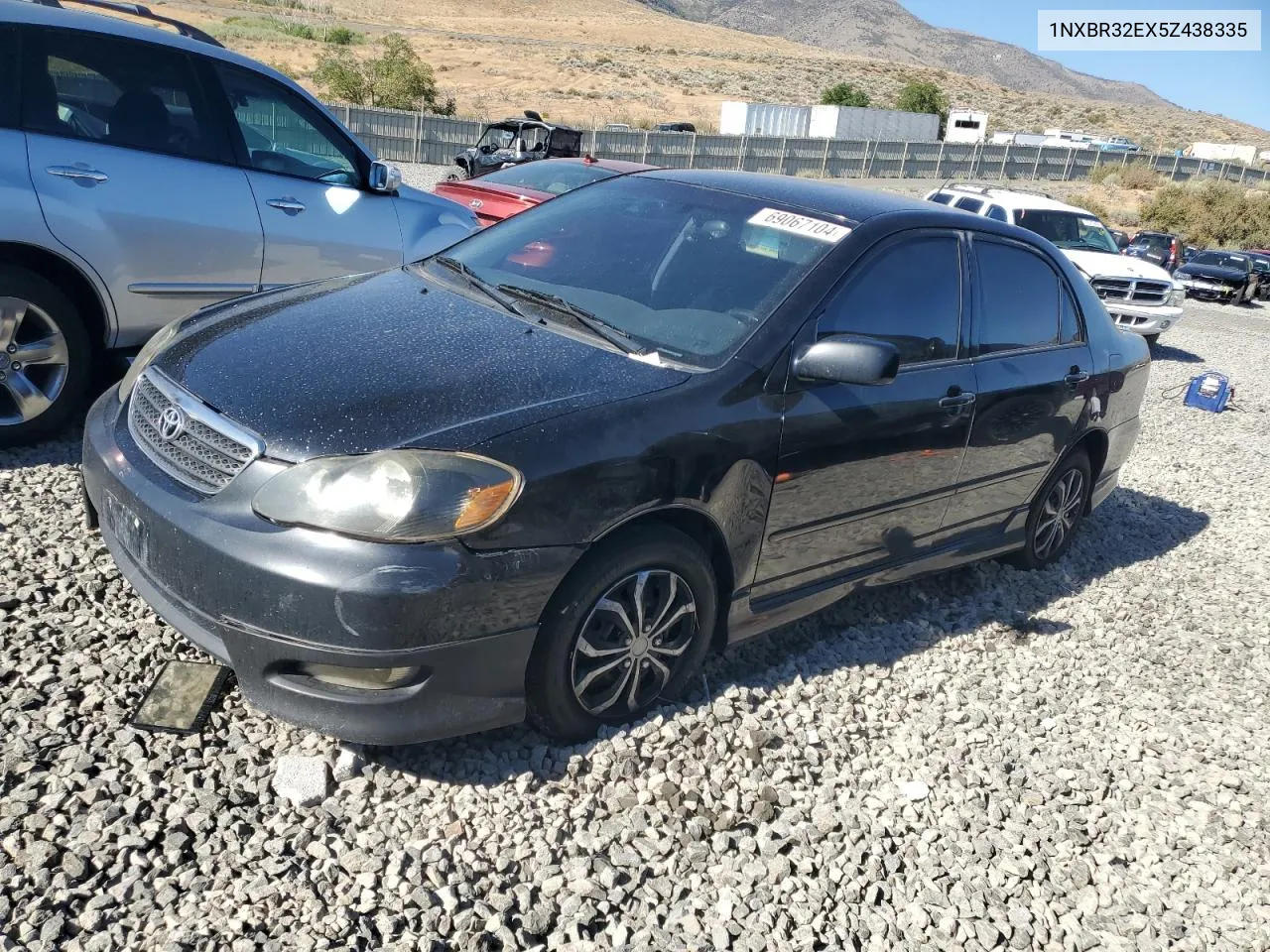 2005 Toyota Corolla Ce VIN: 1NXBR32EX5Z438335 Lot: 69067104