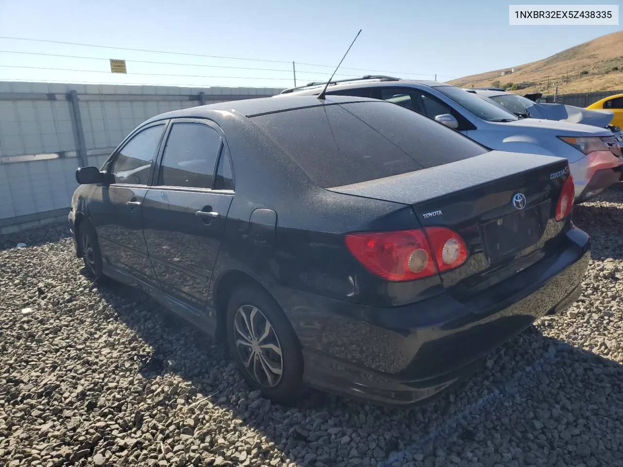 2005 Toyota Corolla Ce VIN: 1NXBR32EX5Z438335 Lot: 69067104